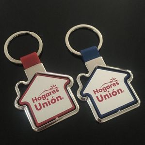 2 Tone House Spinner Keychain