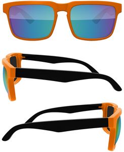 2-Tone Mirror Heat Sunglasses