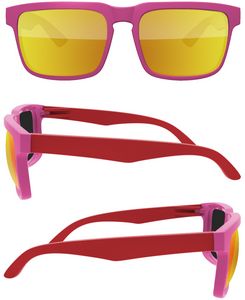 2-Tone Mirror Heat Sunglasses