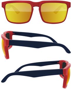 2-Tone Mirror Heat Sunglasses