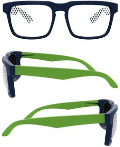 2-Tone Pinhole Heat Sunglasses