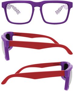 2-Tone Pinhole Heat Sunglasses