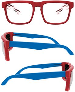 2-Tone Pinhole Heat Sunglasses