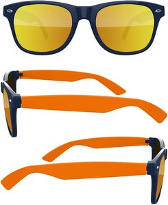 2-Tone Retro Mirror Sunglasses