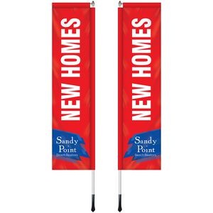 2' X 8' Custom Double Sided Windchaser Flag Kit