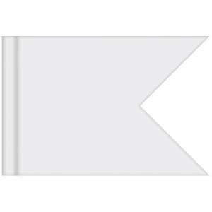 20" X 27.75" Custom Single Reverse Digitally Printed Military Guidon Flag