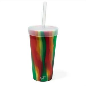 22 Oz. SilipintÂ® Silicone Straw Tumbler