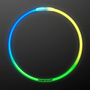 22" Tri Color Glow Necklaces