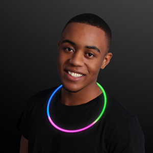 22" Tri Color Glow Necklaces