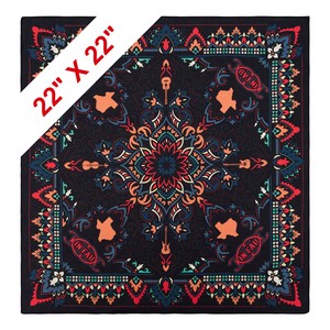 22" X 22" Polyester Square Bandanna (Full Color)