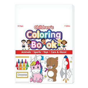 24 Page Children's Coloring Book