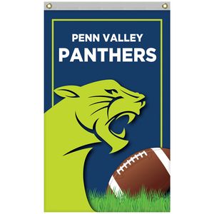 2.5' x 4' Single Reverse Knitted Polyester Vertical Banners