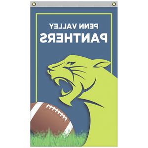 2.5' x 4' Single Reverse Knitted Polyester Vertical Banners