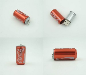 256 MB Metal Beverage Can USB Flash Drive