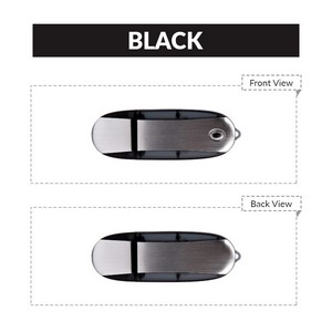 256 MB Oval Translucent LED USB Flash Drive