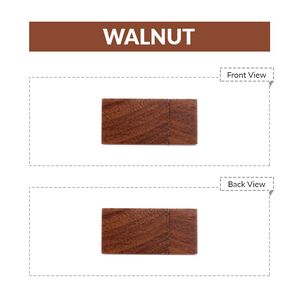 256 MB Rectangular Wooden USB Flash Drives W/ Magnetic Closure