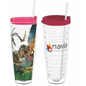 26 Oz. Tritanâ„¢ Double Wall Tumbler w/Straw Lid