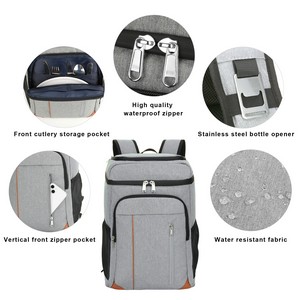 28 Can Dual Compartment Insulated Backpack Cooler