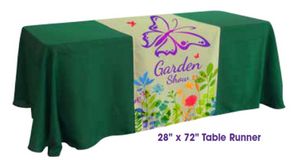 28" x 72" FULL BLEED Table Runner