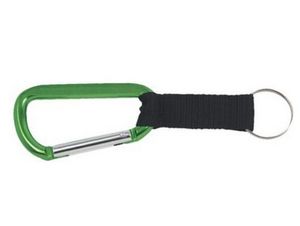 3 1/8" (8cm) Carabiner w/ Key Strap