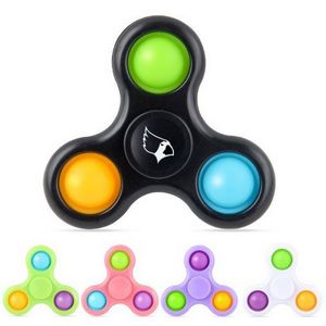 3 Bubbles Fidget Push Pop Spinner