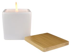 3 Oz. CBD Soy Wax Candle w/Stylish Bamboo Lid