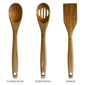 3-Piece Acacia Cooking Utensil Set