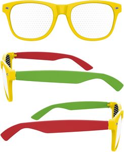 3-Tone Retro Pinhole Sunglasses