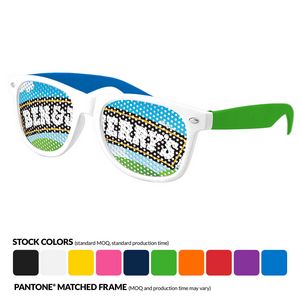 3-Tone Retro Pinhole Sunglasses