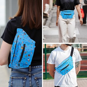 3 Zipper Pocket With Full Color Printed Fanny Pack