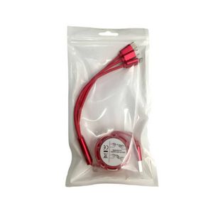3-in-1 Retractable Lanyard Charging Cable