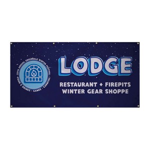 3' x 6' 18 oz. Vinyl Banner Single-Sided
