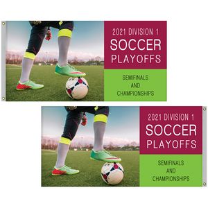 3' x 6' Digitally Printed Double Sided Knitted Polyester Flags