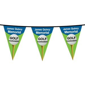 30' PVC Triangular Pennant Strings