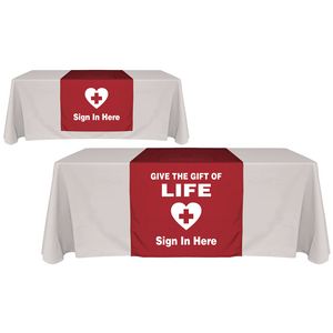 30" x 84" Digitally Printed Table Runners