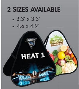 3.3'x3.3' Triangle Pop Up Banner
