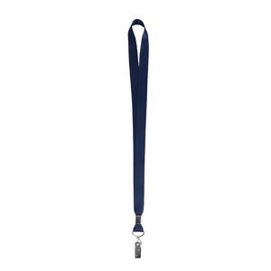 3/4" Full Color Dye-Sublimated Lanyard W/ Metal Crimp And Bulldog Clip