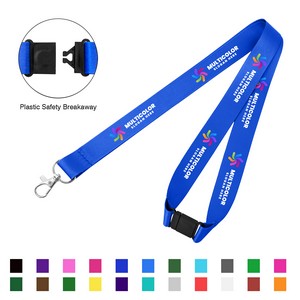 3/4'' Full Color Dye-Sublimated Lanyard W/ Safety Breakaway