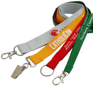 3/4" Polyester Custom Printed Lanyard