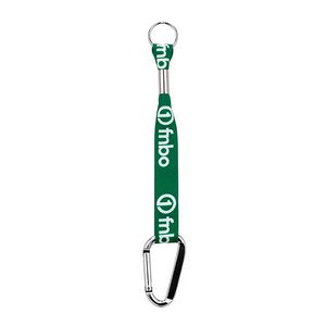 3/4" Satin Finish Key Fob w/Split Ring