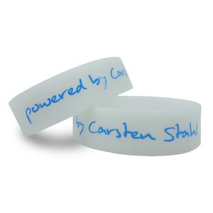 3/4" Wide Silicone Wristband
