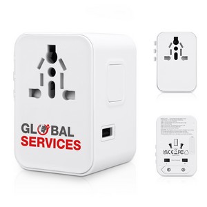 35W Universal Travel Adapter With 5 USB Ports