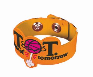 3D Soft PVC Clip Bracelet (Small)