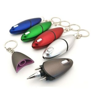 4" 1 LED Keychain