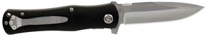 4 1/2" Black Bison River Anodized Aluminum Handle Knife