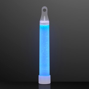 4" Blue Glow Sticks with Lanyard - BLANK