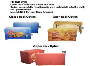 4' Boxed Fitted Table Cover