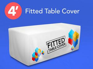 4' Boxed Fitted Table Cover