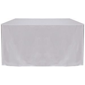 4' Customized Open Back Fitted Table Cover
