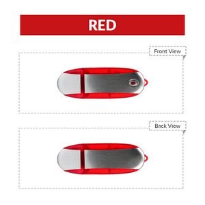4 GB Oval Translucent LED USB Flash Drive